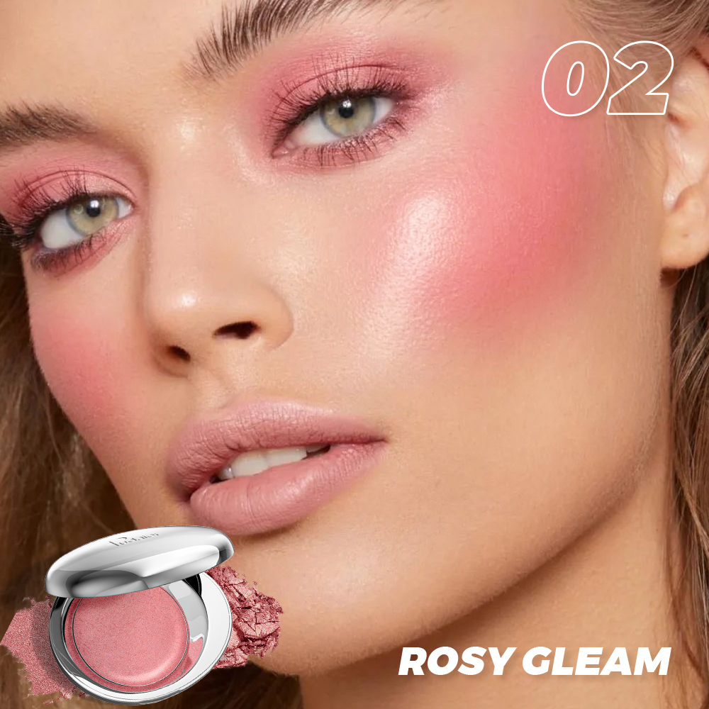 Highlighter rosé Rosy Gleam maquillage lumineux